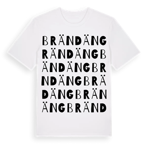 Brändäng ordlek t-shirt – ekologisk bomull t-shirt från Pinshirt