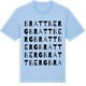 Blue Soul t-shirt med Brattberg ordlek t-shirt
