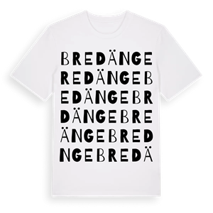 Bredänge ordlek t-shirt – ekologisk bomull t-shirt från Pinshirt