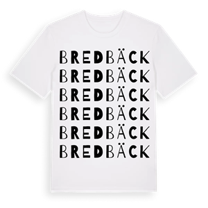 Bredbäck ordlek t-shirt – ekologisk bomull t-shirt från Pinshirt
