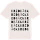 Vintage White t-shirt med Bredbäck ordlek t-shirt