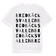 Bredbäcksvallen ordlek t-shirt