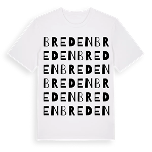 Breden ordlek t-shirt – ekologisk bomull t-shirt från Pinshirt