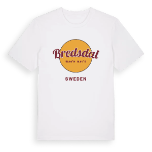 Bredsdal cirkel t-shirt – ekologisk bomull t-shirt från Pinshirt