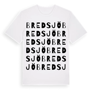 Bredsjö ordlek t-shirt – ekologisk bomull t-shirt från Pinshirt