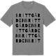 Mid Heather Gray t-shirt med Brittgården ordlek t-shirt