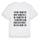 Broängen ordlek t-shirt