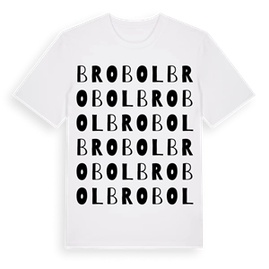 Brobol ordlek t-shirt – ekologisk bomull t-shirt från Pinshirt