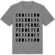 Mid Heather Gray t-shirt med Broby ordlek t-shirt