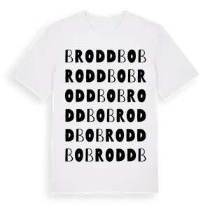 Broddbo ordlek t-shirt – ekologisk bomull t-shirt från Pinshirt