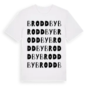 Broddby ordlek t-shirt – ekologisk bomull t-shirt från Pinshirt