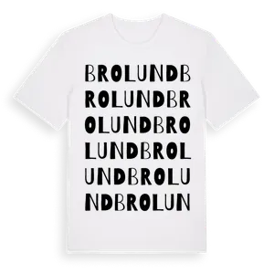 Brolund ordlek t-shirt – ekologisk bomull t-shirt från Pinshirt