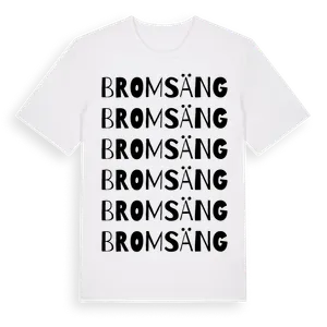 Bromsäng ordlek t-shirt – ekologisk bomull t-shirt från Pinshirt