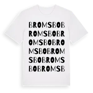 Bromsbo ordlek t-shirt – ekologisk bomull t-shirt från Pinshirt