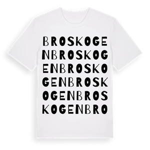 Broskogen ordlek t-shirt – ekologisk bomull t-shirt från Pinshirt