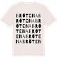 Vintage White t-shirt med Brötena ordlek t-shirt