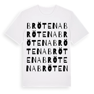 Brötena ordlek t-shirt – ekologisk bomull t-shirt från Pinshirt