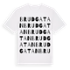 Brudgatan ordlek t-shirt