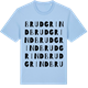 Blue Soul t-shirt med Brudgrind ordlek t-shirt