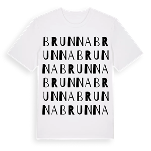 Brunna ordlek t-shirt – ekologisk bomull t-shirt från Pinshirt