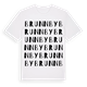 Brunnby ordlek t-shirt
