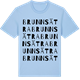 Blue Soul t-shirt med Brunnsätra ordlek t-shirt