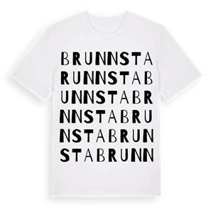 Brunnsta ordlek t-shirt – ekologisk bomull t-shirt från Pinshirt