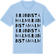 Blue Soul t-shirt med Brunnsta malm ordlek t-shirt