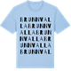 Blue Soul t-shirt med Brunnvalla ordlek t-shirt