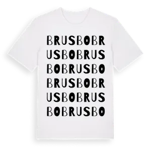 Brusbo ordlek t-shirt – ekologisk bomull t-shirt från Pinshirt