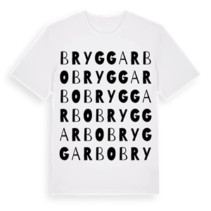 Bryggarbo ordlek t-shirt – ekologisk bomull t-shirt från Pinshirt
