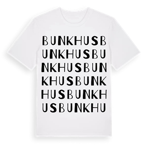 Bunkhus ordlek t-shirt – ekologisk bomull t-shirt från Pinshirt