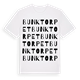 Bunktorpet ordlek t-shirt