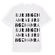 Burunge Hamra ordlek t-shirt
