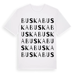 Buska ordlek t-shirt – ekologisk bomull t-shirt från Pinshirt