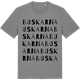 Mid Heather Gray t-shirt med Buskarna ordlek t-shirt