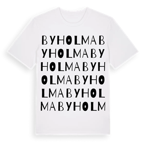 Byholma ordlek t-shirt – ekologisk bomull t-shirt från Pinshirt