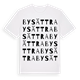 Bysättra ordlek t-shirt
