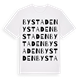 Bystaden ordlek t-shirt