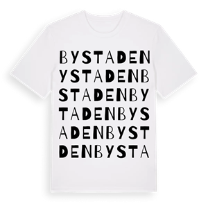 Bystaden ordlek t-shirt – ekologisk bomull t-shirt från Pinshirt