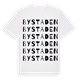 Bystaden ordlek t-shirt