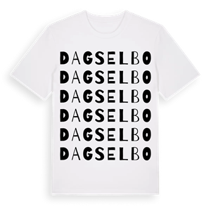 Dagselbo ordlek t-shirt – ekologisk bomull t-shirt från Pinshirt