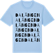 Blue Soul t-shirt med Dalängen ordlek t-shirt