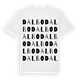 Dalbo ordlek t-shirt