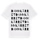 Dammkärret ordlek t-shirt