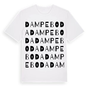 Dampeboda ordlek t-shirt – ekologisk bomull t-shirt från Pinshirt