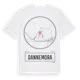 White t-shirt med Dannemora t-shirt