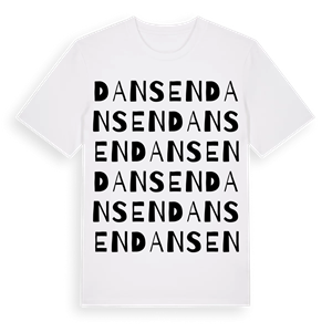 Dansen ordlek t-shirt – ekologisk bomull t-shirt från Pinshirt