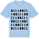 Blue Soul t-shirt med Delbo ordlek t-shirt