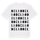 Delbo ordlek t-shirt